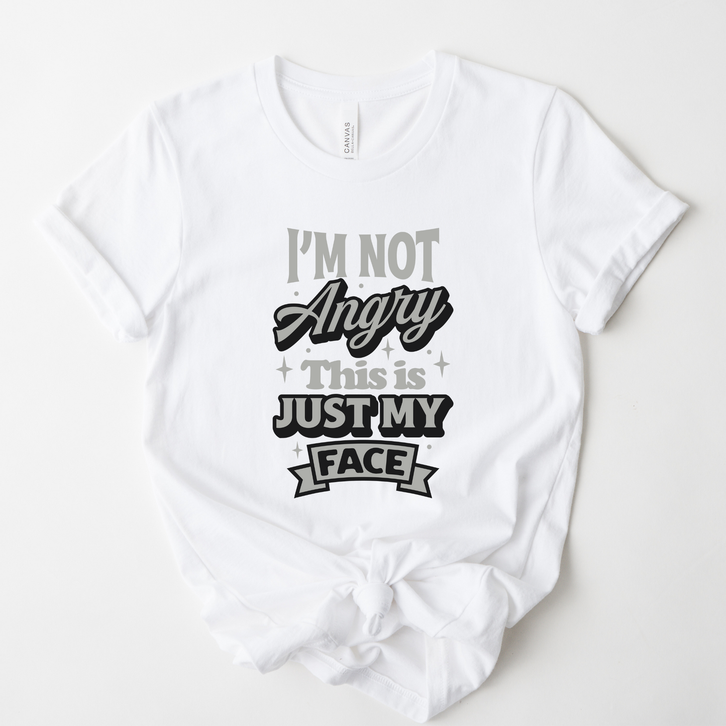 This is just my face