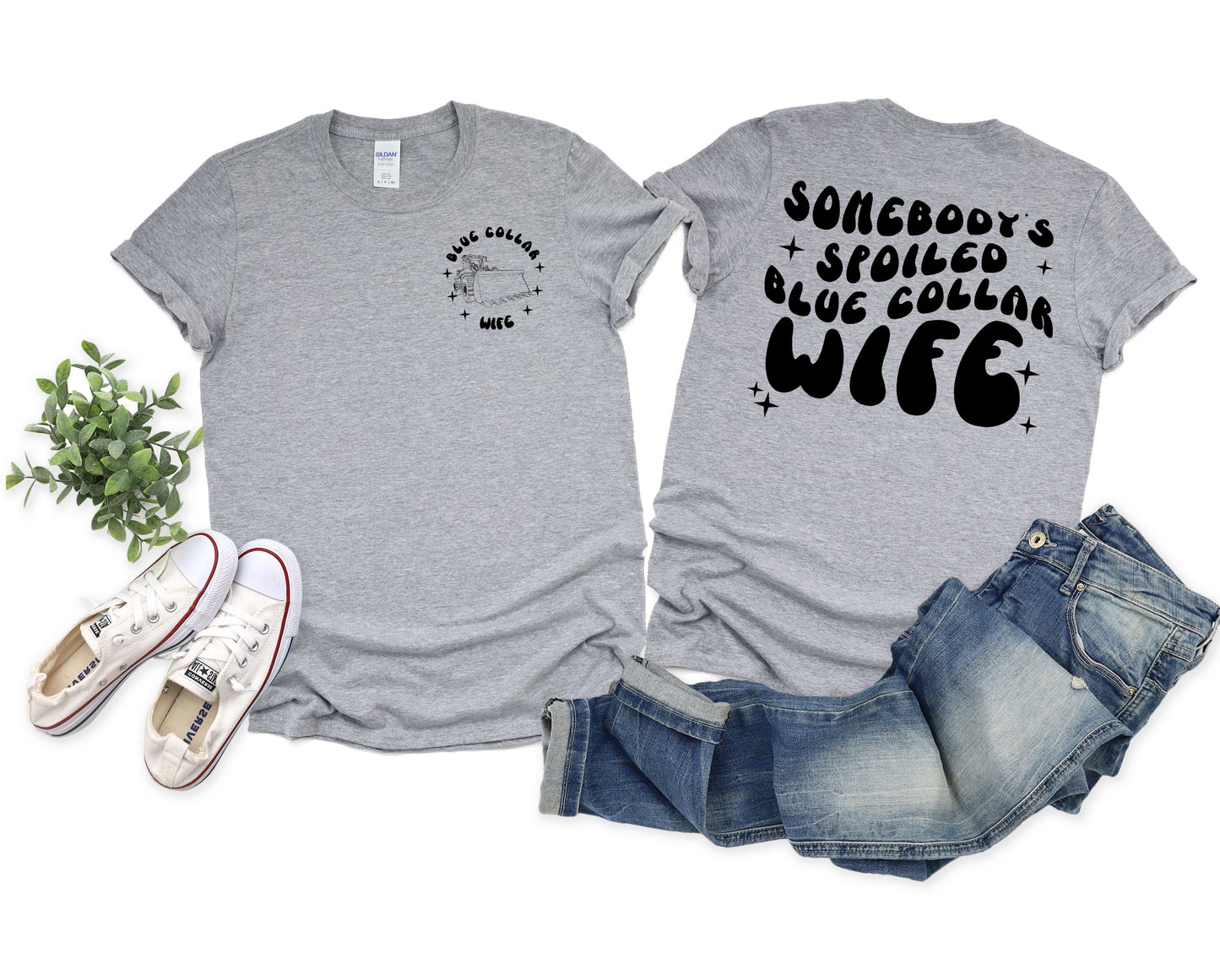 Front End Loader blue collar Wife