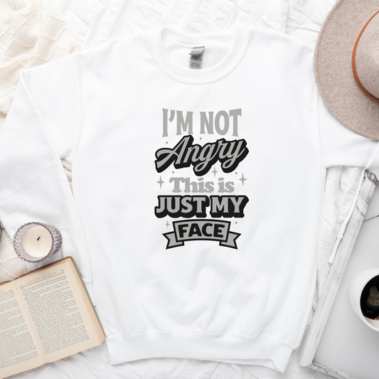 This is just my face