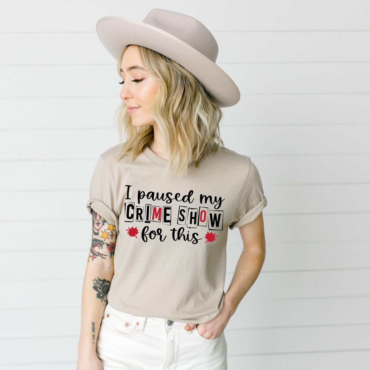 I paused my crime show