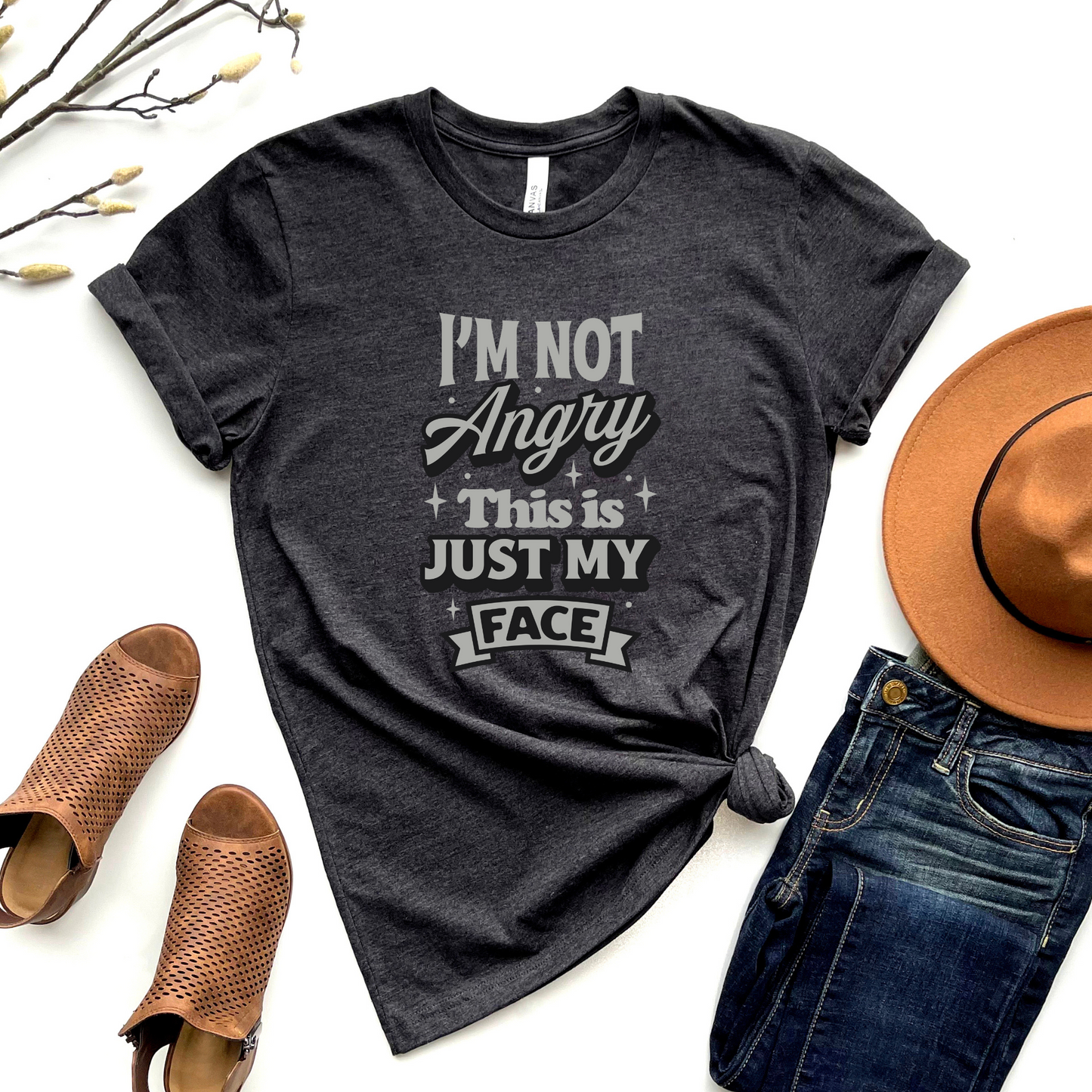 This is just my face