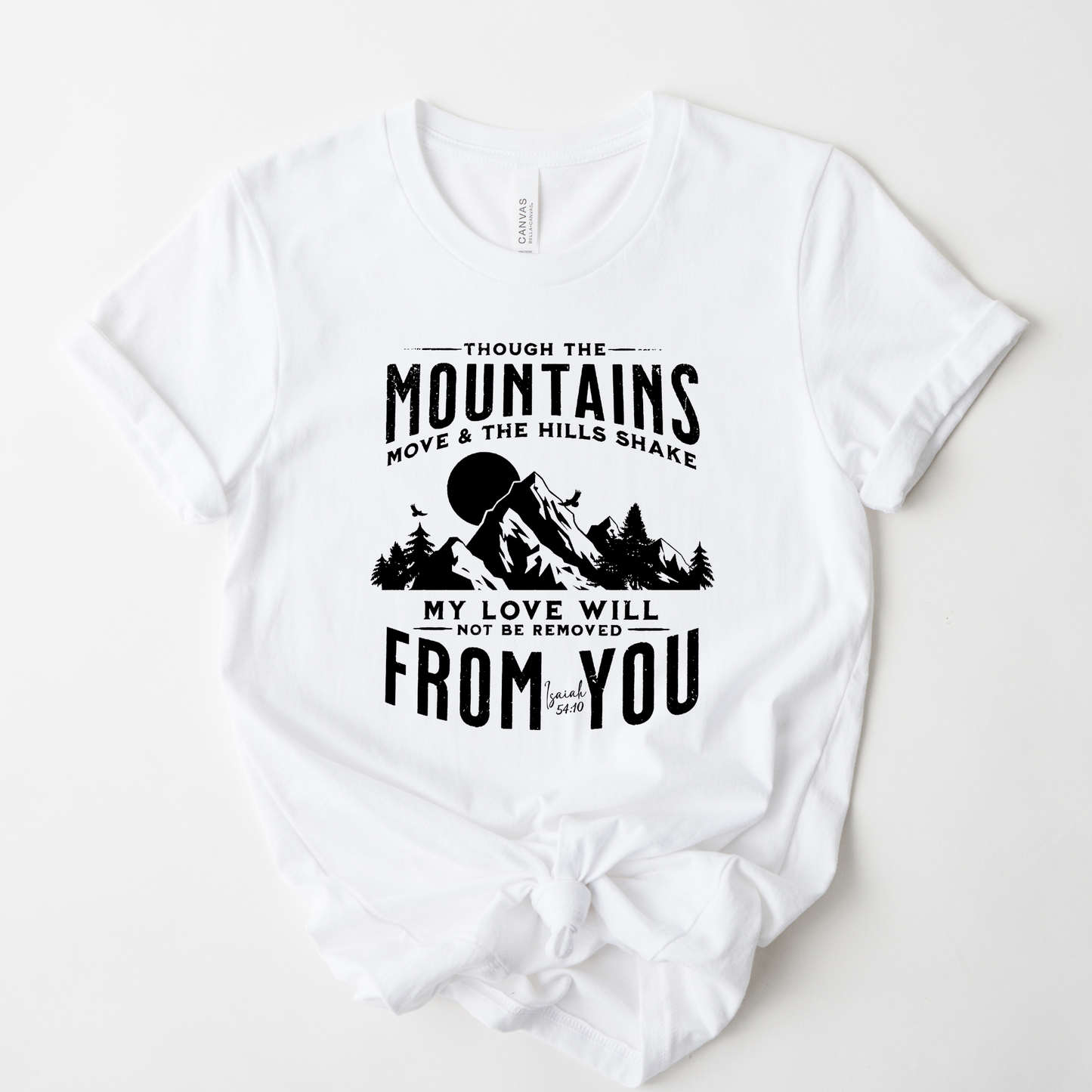 Though the mountains move