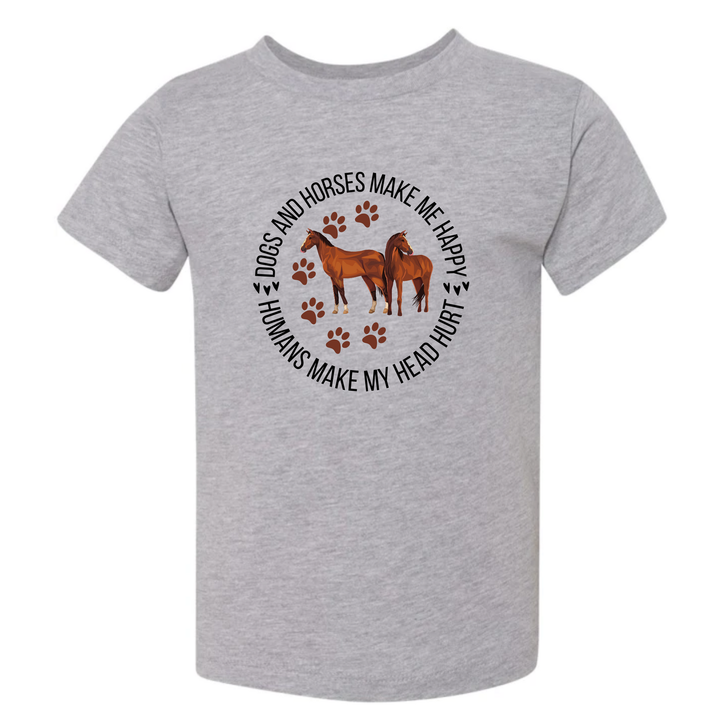 Dogs and Horses Make me Happy