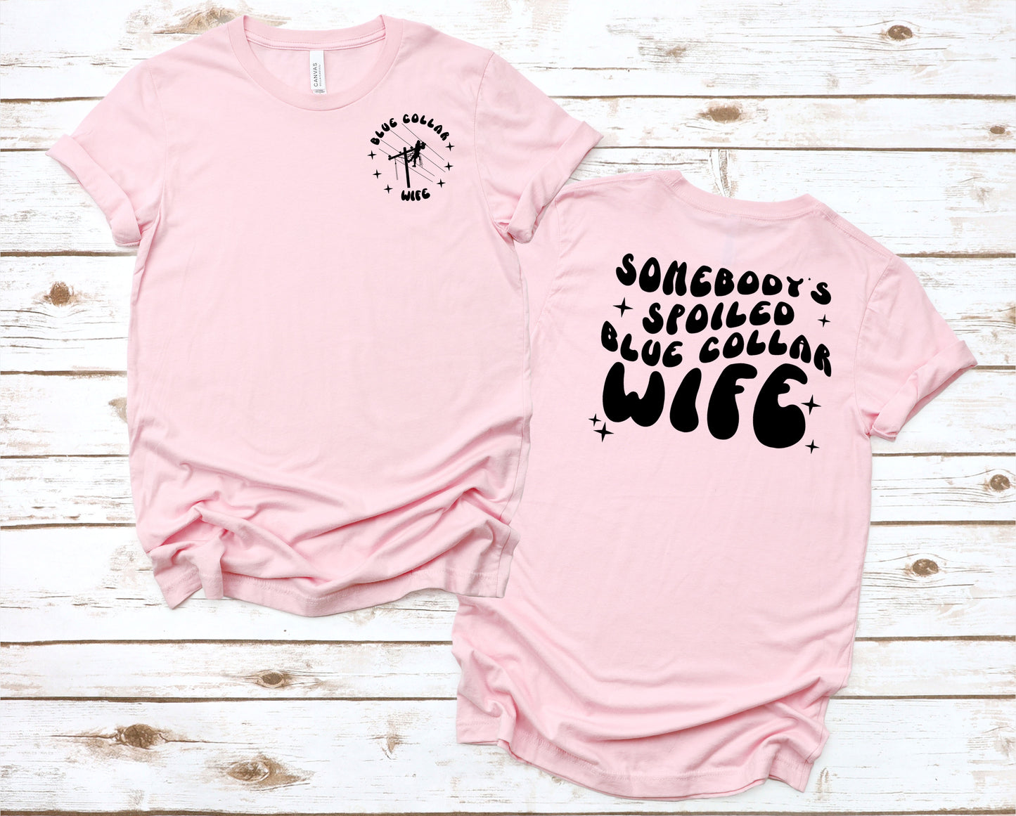 Lineman blue collar Wife