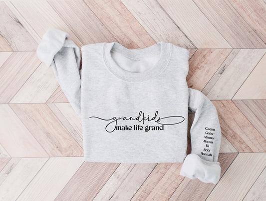 Grandkids Make Life Grand CUSTOM