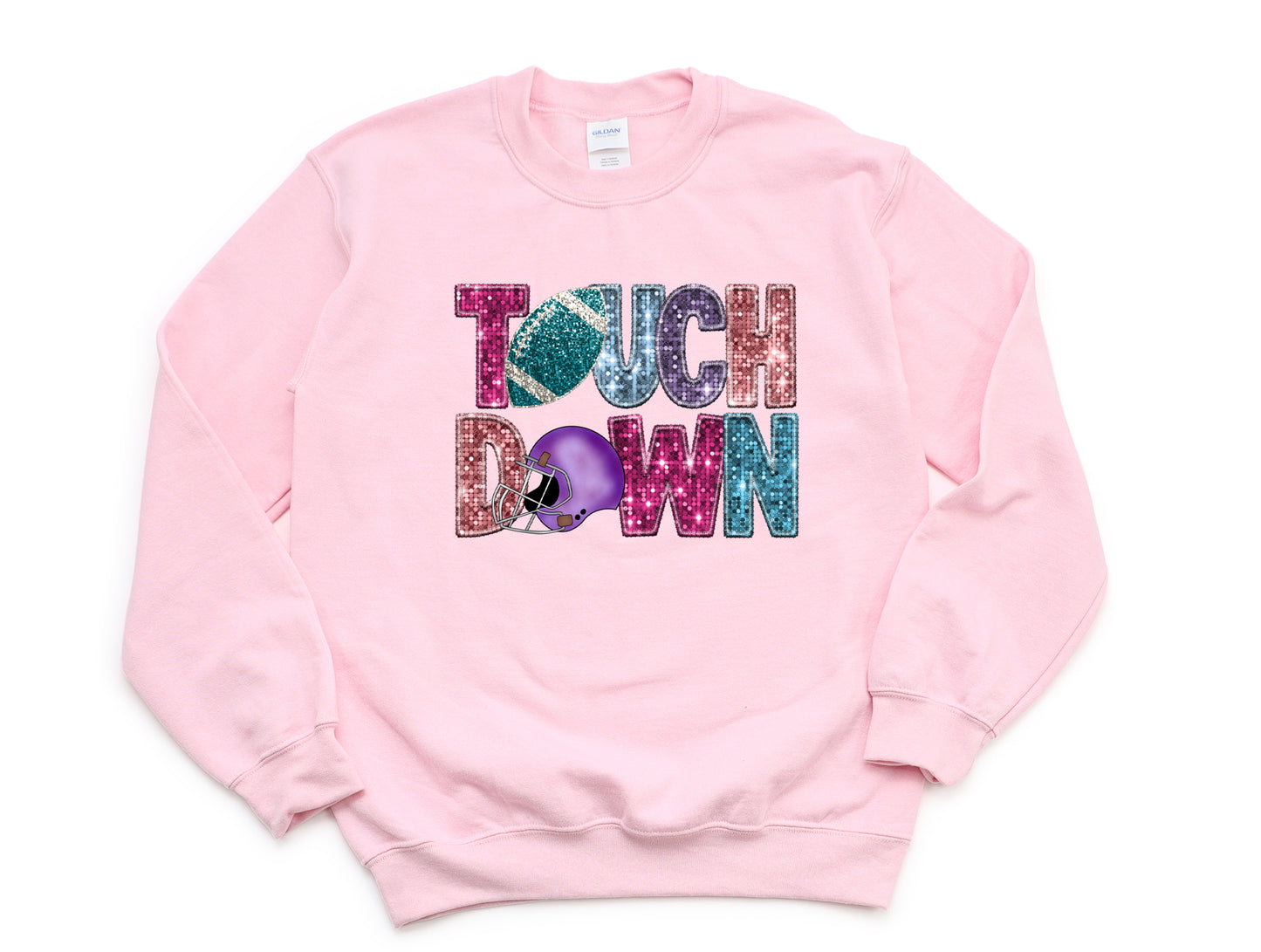 Pastel Football Bling