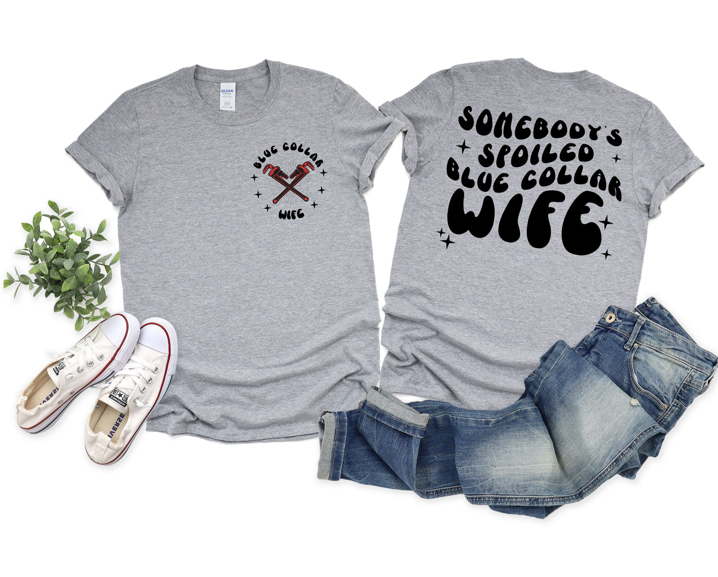 Plumber blue collar Wife